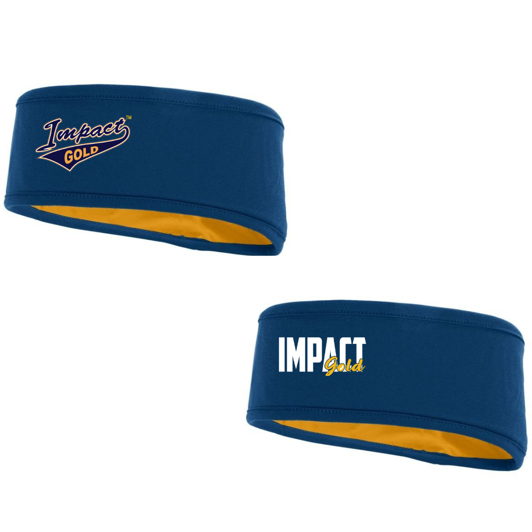 HEADBAND | NAVY/GOLD | 2 LOGOS