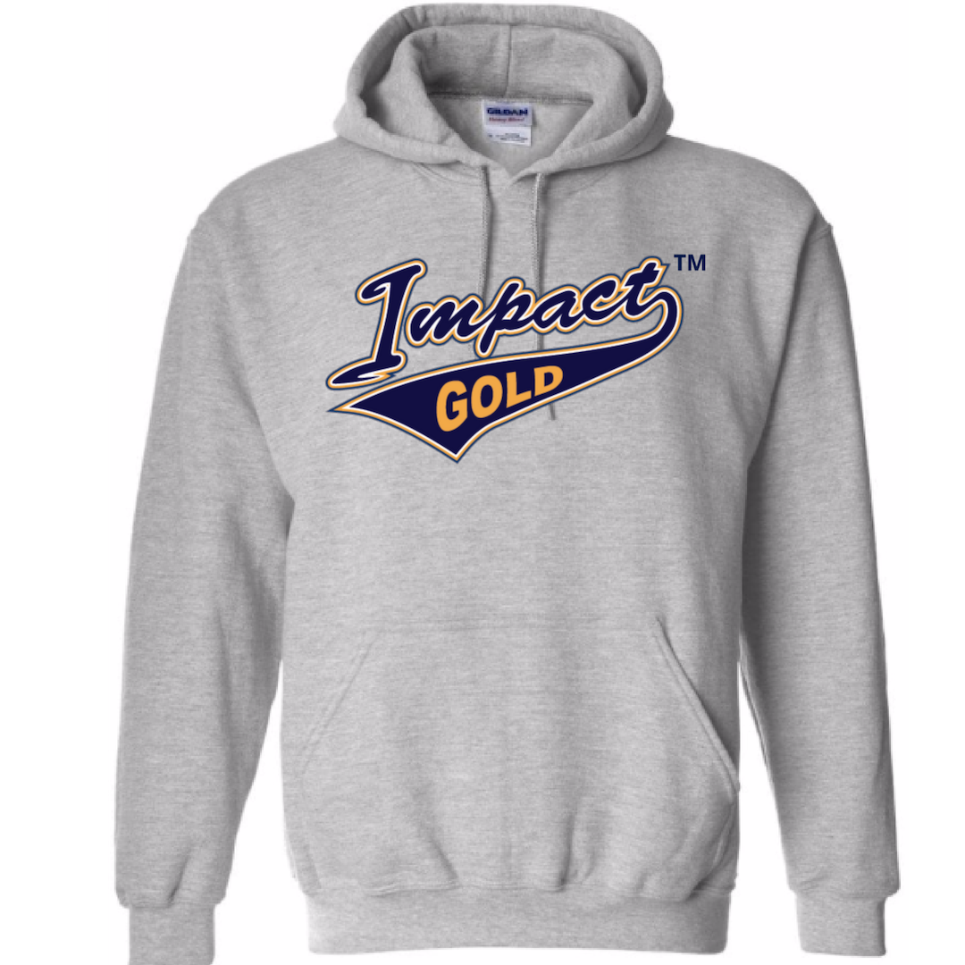 Grey Traditional Impact Gold Tail Hoodie