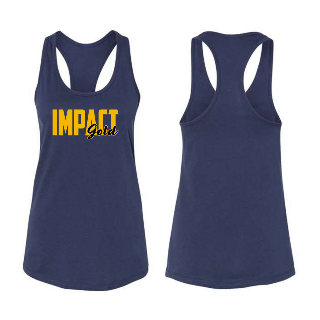 Racerback Gold Block Tank Top