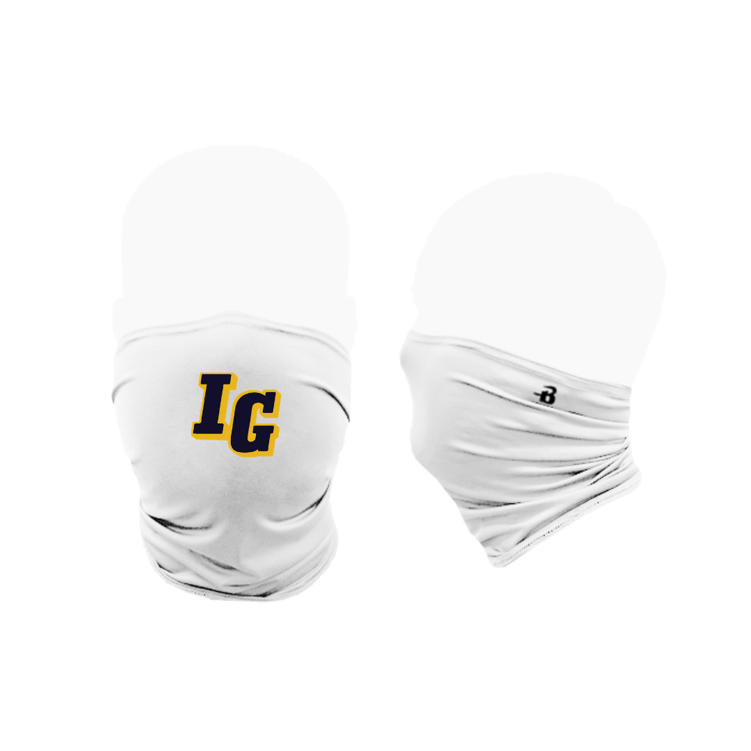 White Performance Neck Gaiter