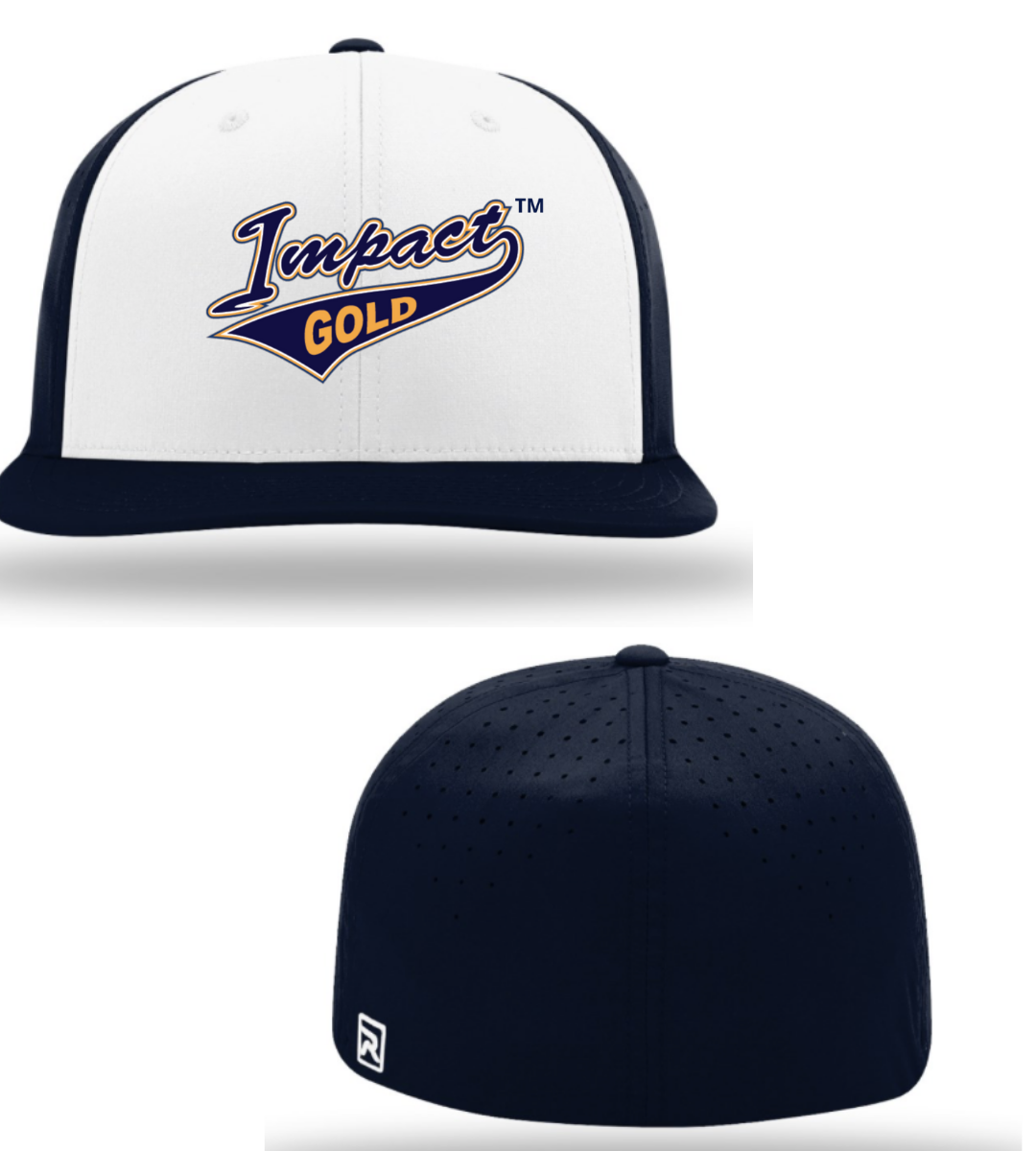 White Front /Navy Bill & Back Tail Performance Hat