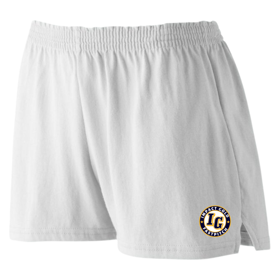 WHITE LADIES JERSEY SHORTS