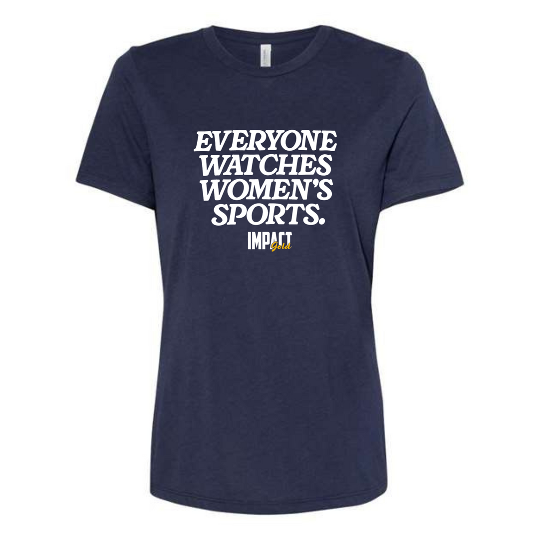 IMPACT watches women sports | Unisex Relaxed Tri-blend Tee