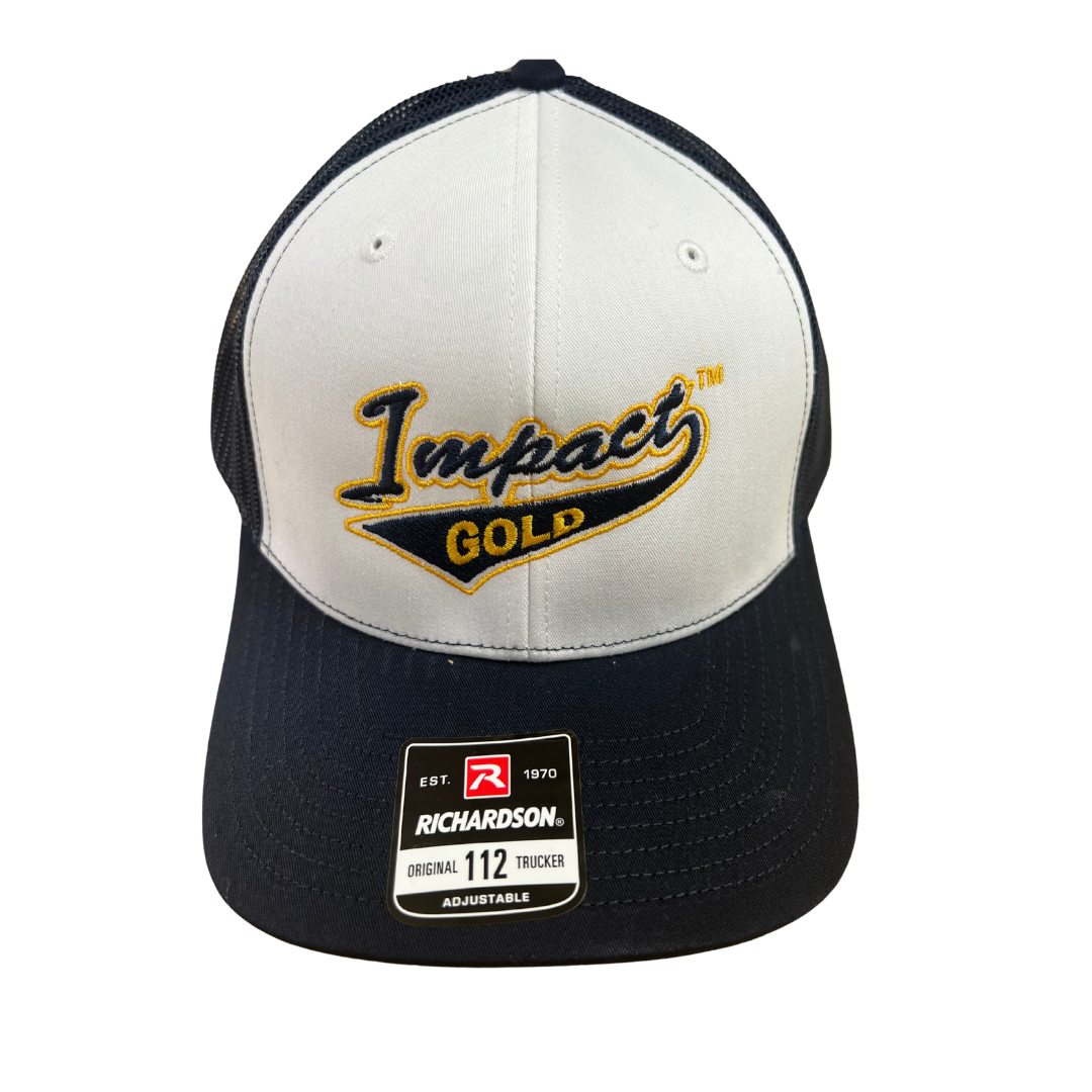 WHITE FRONT/ NAVY BACK & BILL IMPACT GOLD TAIL | SNAPBACK