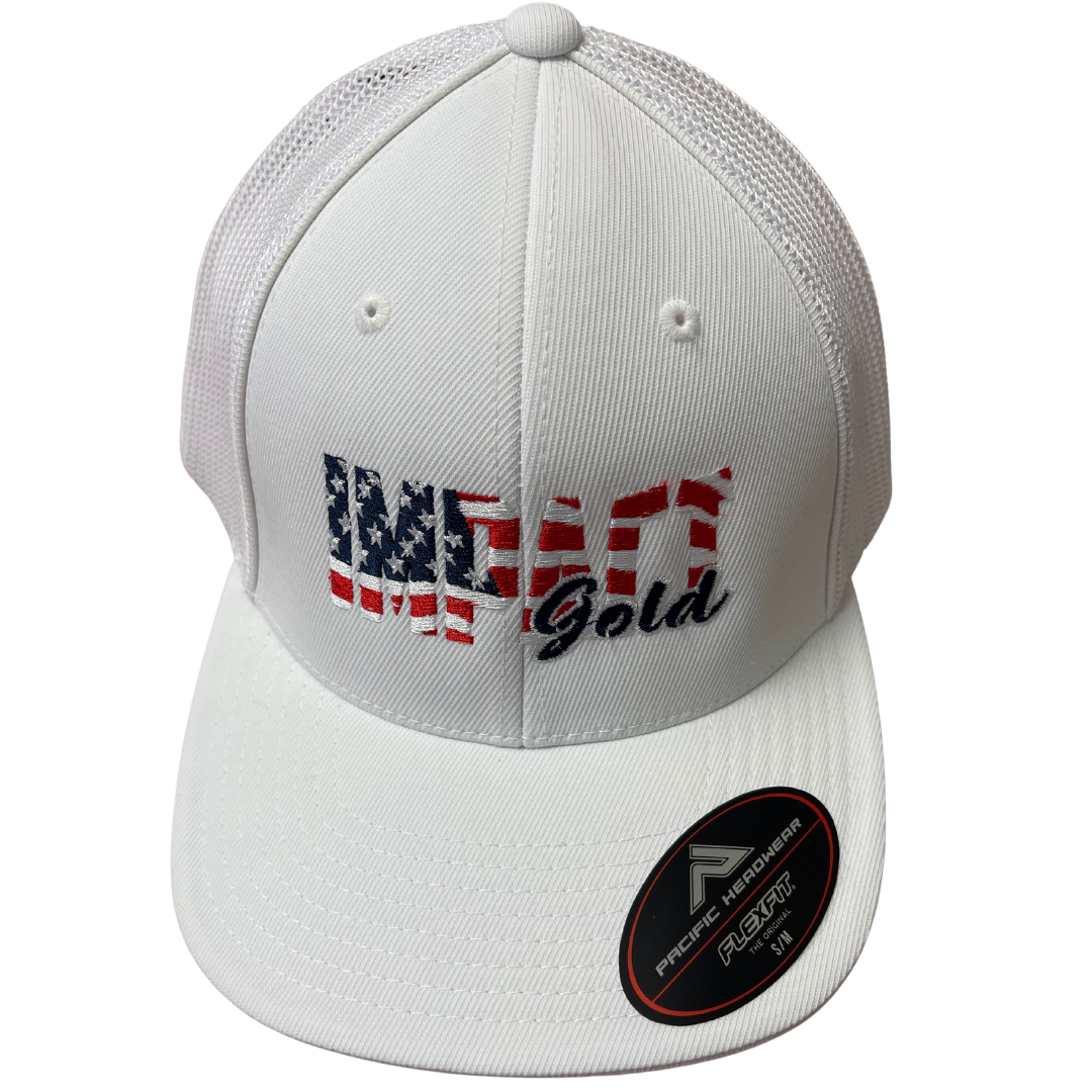 'MERICA WHITE IMPACT GOLD BLOCK HAT | LIMITED EDITION