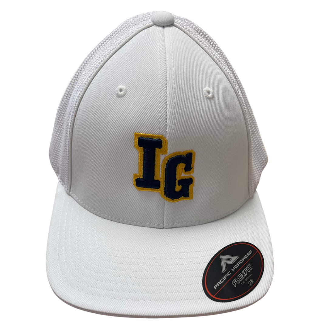WHITE 3D IG HAT | MESH BACK