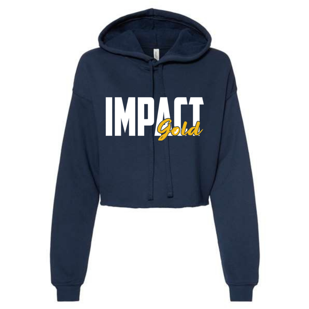 NAVY FLEECE SHORT SLEEVE HOODIE | TONE ON TONE