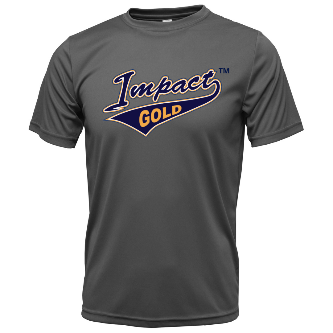 Charcoal Impact Gold Tail Dri-Fit Locker Tee