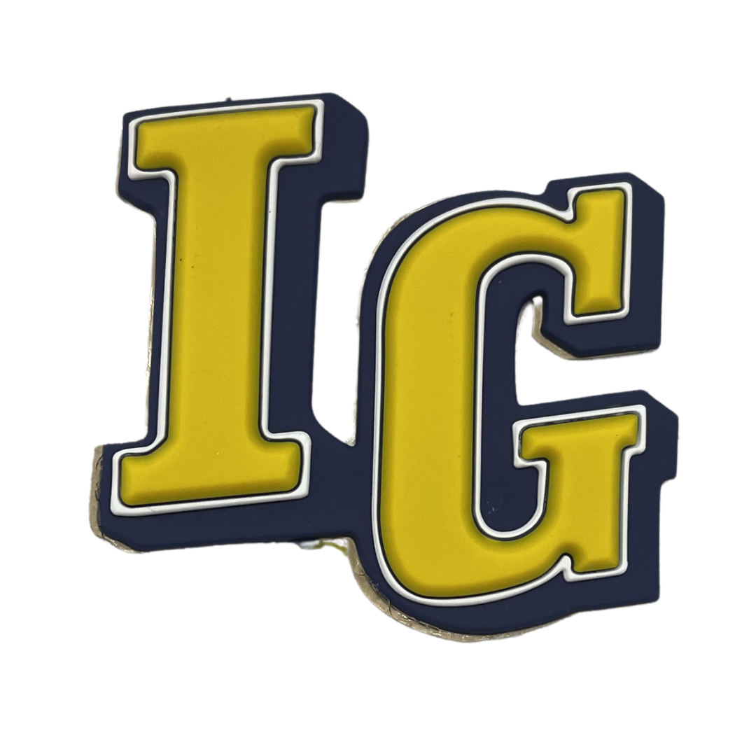 IG RAISED DECALS| GOLD/WHITE/NAVY