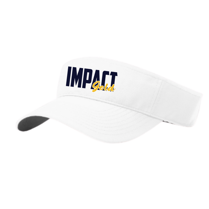 WHITE PERFORMANCE VISOR | 3 LOGOS |