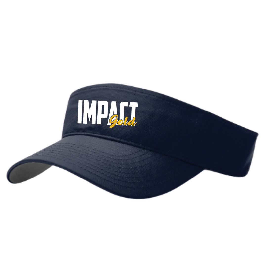 NAVY PERFORMANCE VISOR | 3 LOGOS