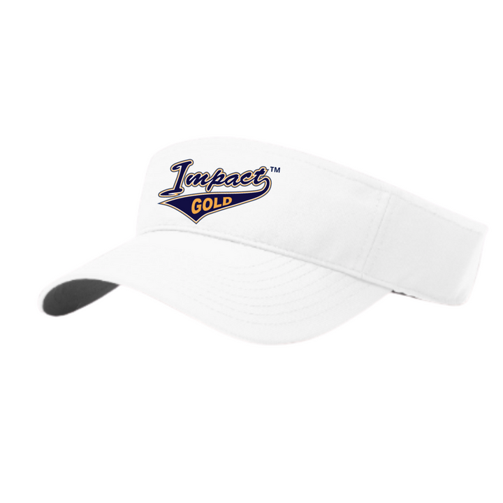 WHITE PERFORMANCE VISOR | 3 LOGOS |