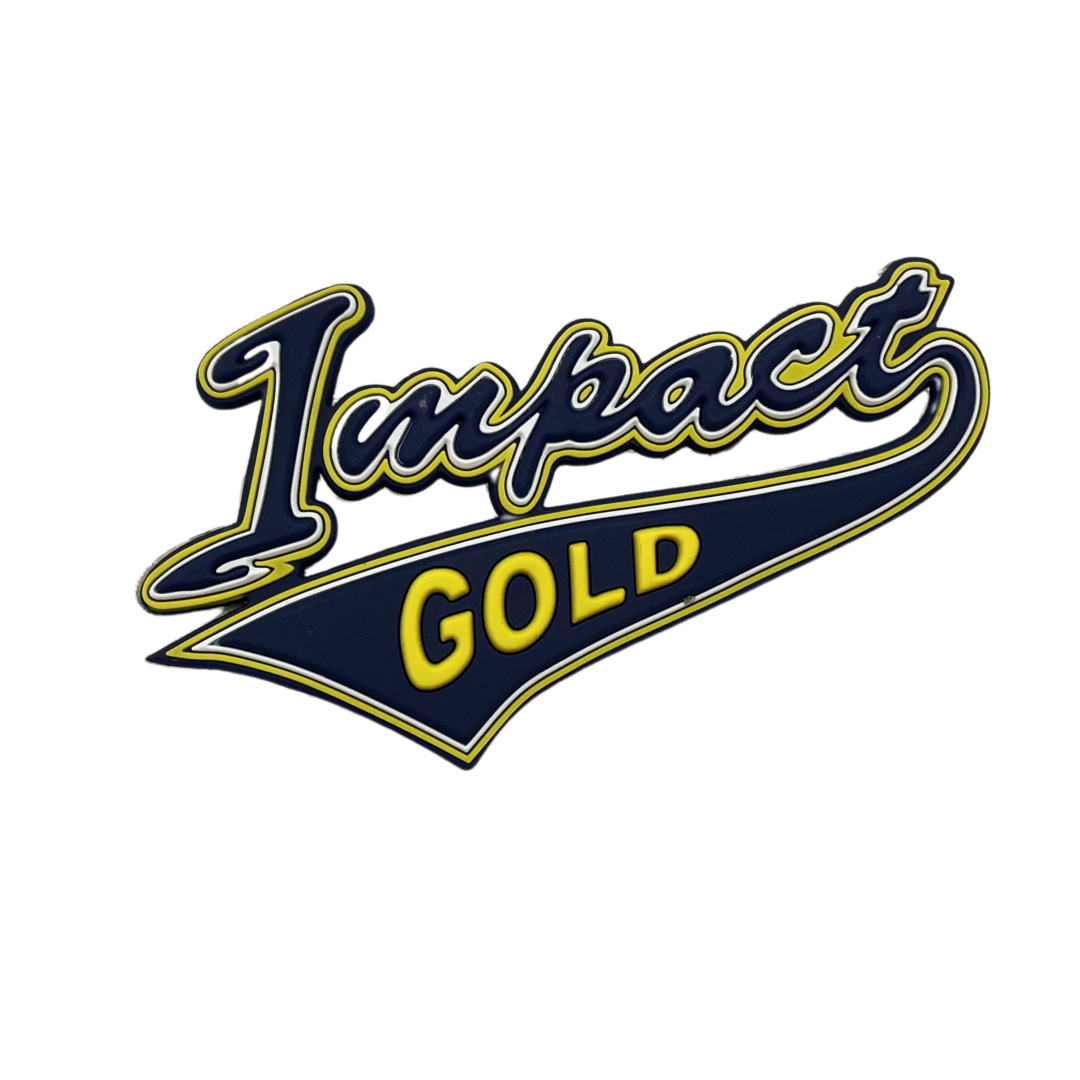 IMPACT GOLD TAIL RAISED DECALS