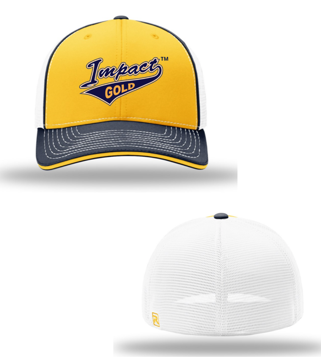 Tri-Color Impact Gold Tail Sport Mesh Hat