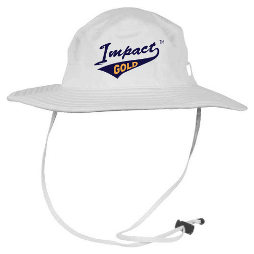 WHITE BUCKET HAT