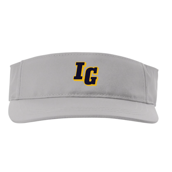 LIGHT GREY ADJUSTABLE PERFORMANCE VISOR