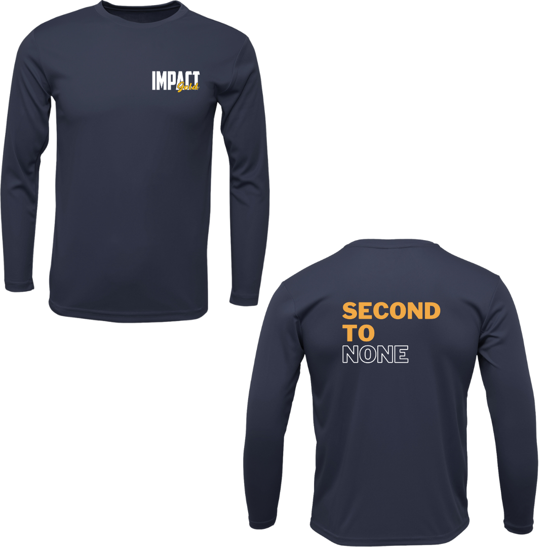 Second to NONE Longsleeve Navy Shirt